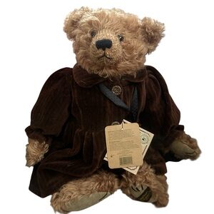 New Boyds Bears Meredith K Pattington New with Tags Mohair Bear Plush